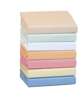 Bellatex Dětské jersey prostěradlo, bílá, 70 x 140 cm