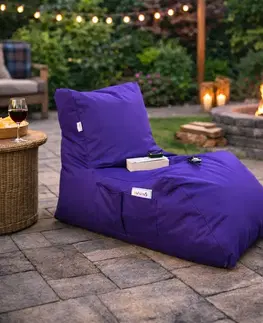 Sedací vak Daybed, fialová