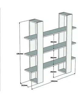 Regál Ada Walnut