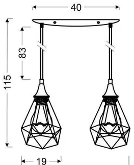 Závěsná lampa GRAF Candellux