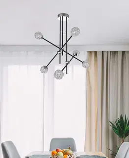 Stropní lampa Apeti Paksos 6xG9 LED černá