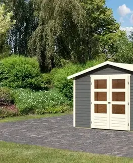 Dřevěný zahradní domek AMBERG 4 Lanitplast