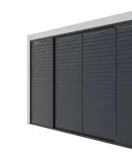 Posuvná žaluziová stěna 4 m pro pergolu NOVA LUX