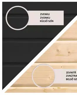 Venkovní finská sauna MIRAMAR Lanitplast