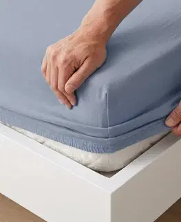4Home Jersey prostěradlo IDEAL šedá, 120 x 200 cm