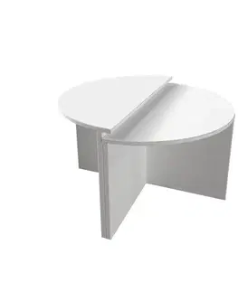 Konferenční stolek Dolunay - White