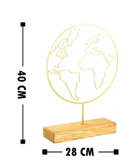 Dekorativní předmět World - Gold