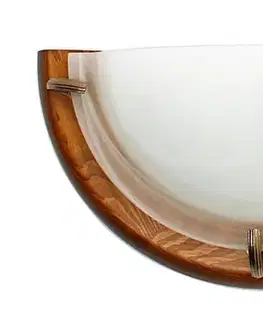 Stropní svítidlo plafond 1/2 1X60W dub DUNA