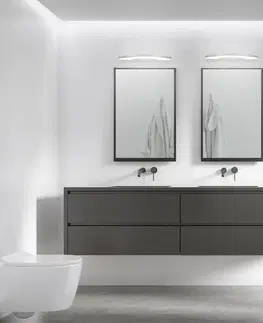 Nástěnná koupelnová lampa chromová studená bílá LED 5W 41cm Nike