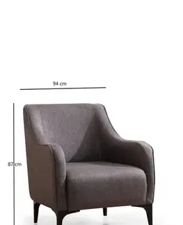 Křeslo ušák Belissimo - Dark Grey
