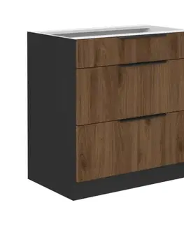 Spodní skříňka MENZO 80 D 3S BB Tempo Kondela
