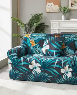4Home Napínací potah na křeslo Flora, 75 - 95 cm