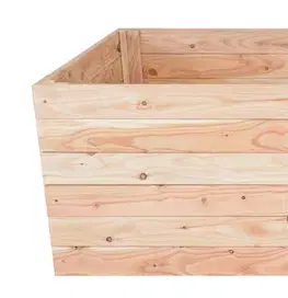 Vyvýšený záhon PREMIUM modřín 135 x 70 x 50 cm Rojaplast