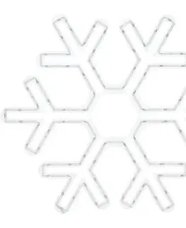 RGB Vánoční LED dekorace Colouring snowflake 90 LED, 50 x 43 cm