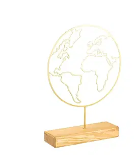 Dekorativní předmět World - Gold