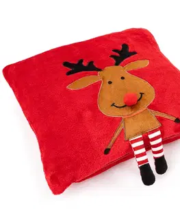 4Home Vánoční povlak na polštářek Happy Reindeer, 40 x 40 cm