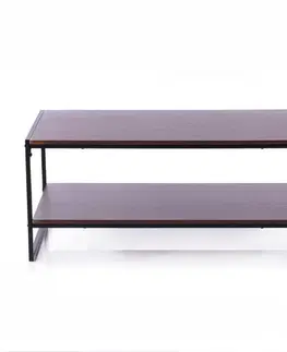Homede Konferenční stolek Coxe tmavě hnědá, 105 x 53 x 45 cm