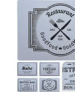 PROHOME - Prostírání 42x29cm Bistro různé motivy