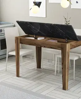 Kuchyňský stůl Kiev 509 - Walnut, Black