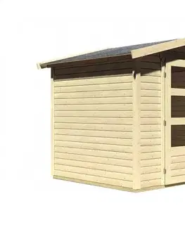 Dřevěný zahradní domek AMBERG 3 Lanitplast