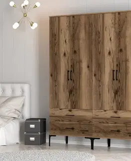 Šatní skříň Kumsal TT - Walnut