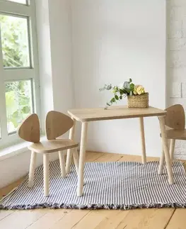 Dětská sada stolečku a židliček 2 ks Mickey Two Chair Set - Brown