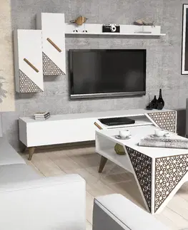 Living Room Furniture Set Beril - White