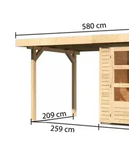 Dřevěný zahradní domek RETOLA 2 Lanitplast