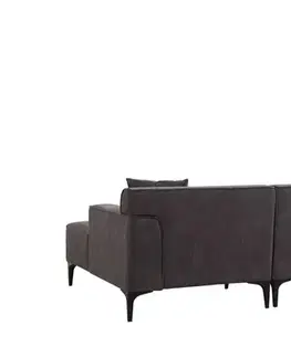 Rohová sedací souprava New Petra R Corner - Anthracite