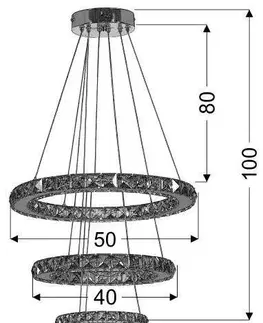 Závěsná lampa LORDS LED RGB Candellux