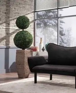 Dvoumístná rozkládací pohovka Chatto - Black