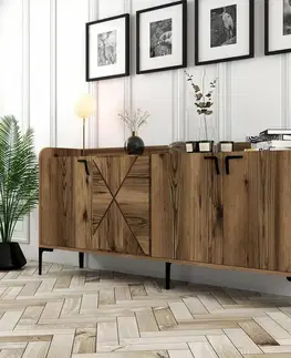 Skříňka Venedik Walnut