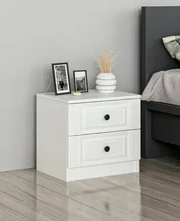 Noční stolek Kale White