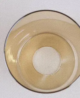 Hnědé skleněné stínidlo E27 pro bistro lampu