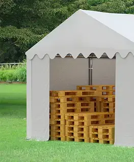 Skladový stan 3x6m bílá EKONOMY