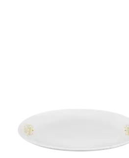 Oválný servírovací talíř 26 cm — Premium Platinum Line Merry Christmas - 490045