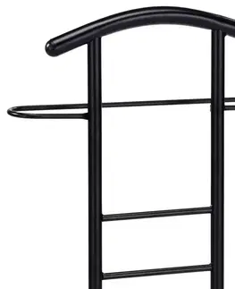 Němý sluha 81870 BK černý lak/dub sonoma, 119 cm