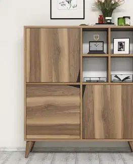 Víceúčelová skříňka Pulse - Walnut