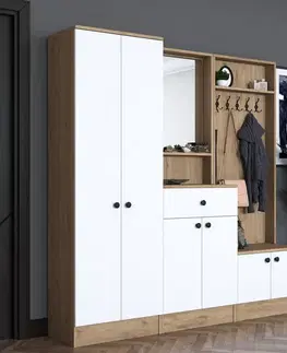 Předsíňová sestava Pome White and Walnut II