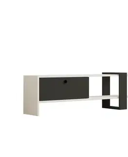 Televizní stolek Funda Anthracite and White