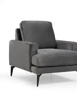 Křeslo ušák Papira Armchair - Anthracite