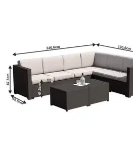 Zahradní 3-dílný set RODEN Tempo Kondela