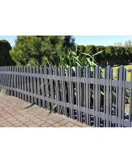 Zahradní plůtek Mega antracit, 4,7 m 