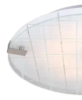 Stropní lampa chrom/bílá 31cm LED studená barva Noble