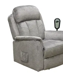Relaxační křeslo COMFORT šedé