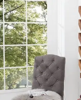 Estila Stylová vinotéka nástěnný regál na víno Makassar 70cm Sheesham