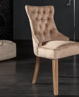 Chesterfield jídelní židle 2 ks FRIXON Dekorhome