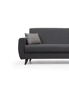 Rozkládací pohovka Alkon 3 Dark Grey