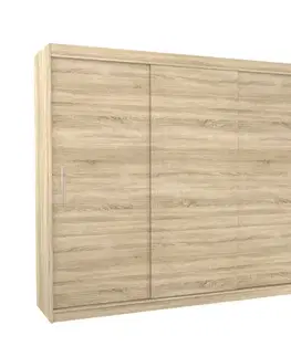 ArtAdrk Šatní skříň ANTOS | dub sonoma 250 cm