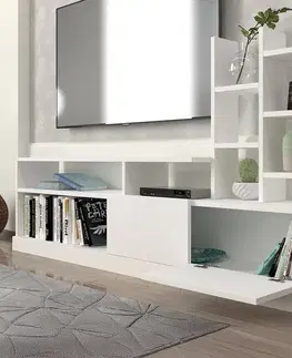 Televizní stolek Dolunay White